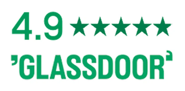 Rated 4.9 stars on Glassdoor