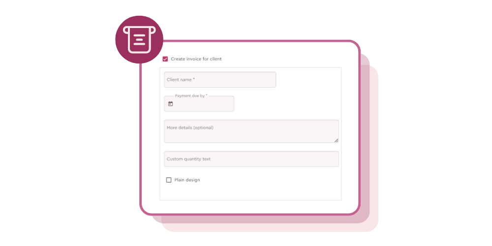 Create invoices easily