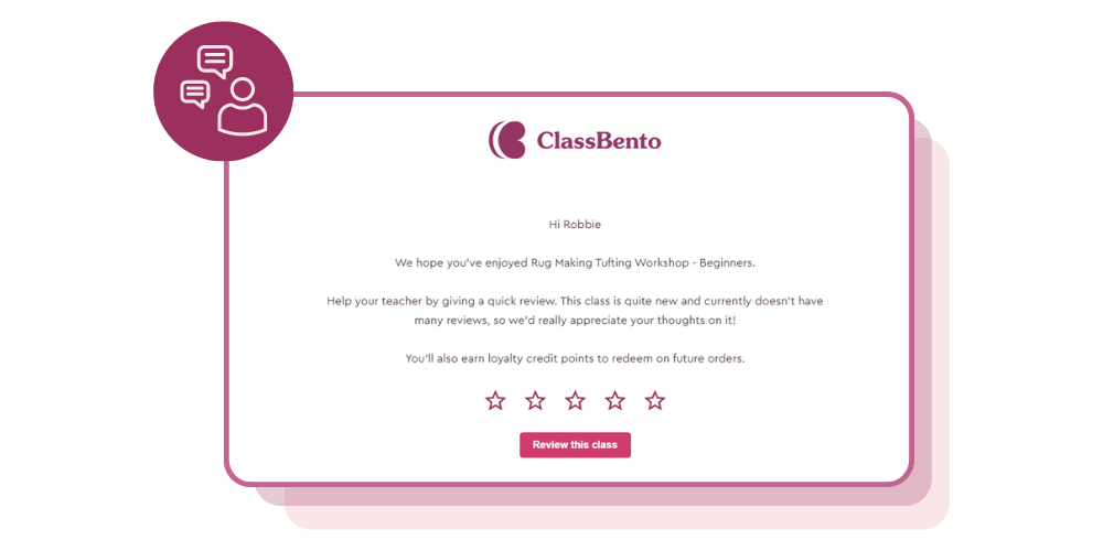 Automated review emails