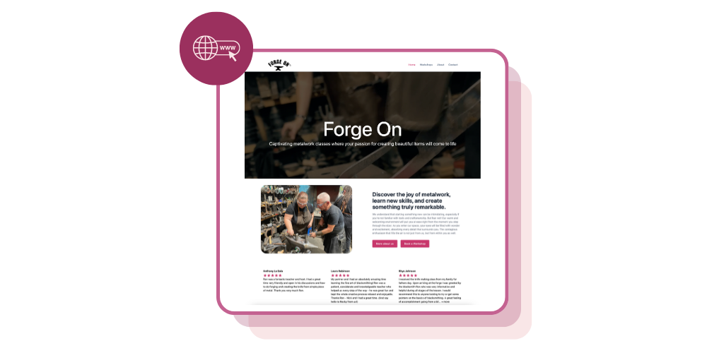 Host my workshops website for free