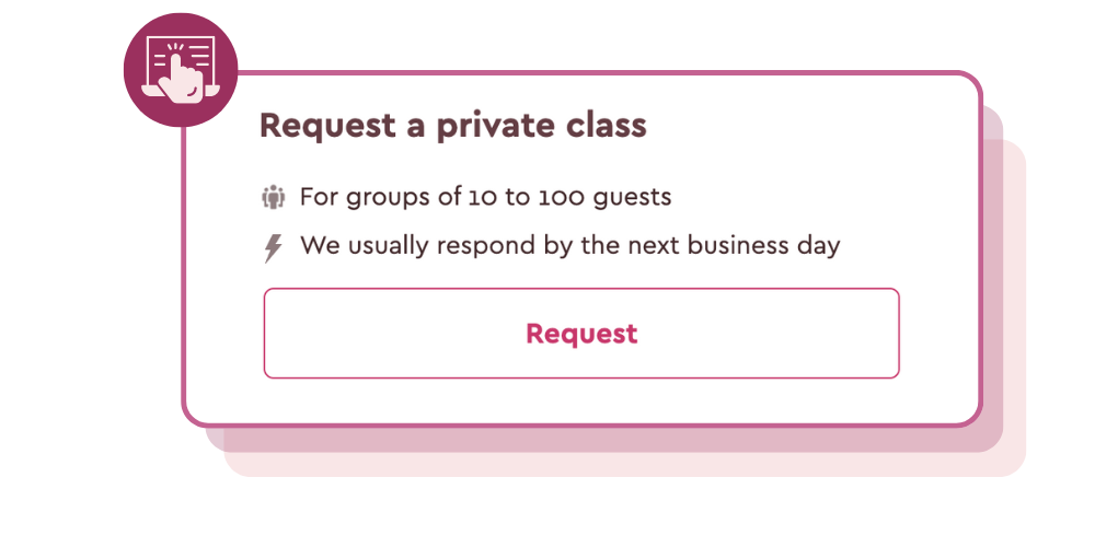 Get more group bookings like team bonding and parties