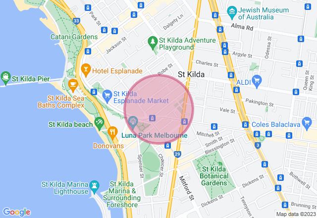 Modern Australian Cooking Class and Market Tour location