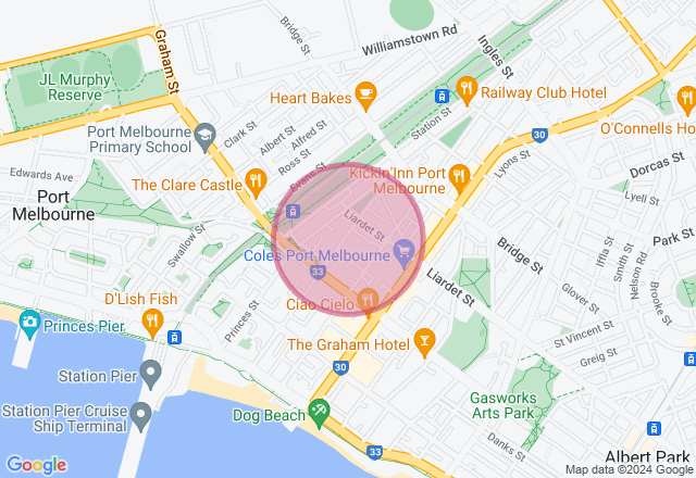 Paint and Sip Class: 'I Love Melbourne' location