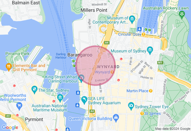 Barangaroo at Night Fotowalk location