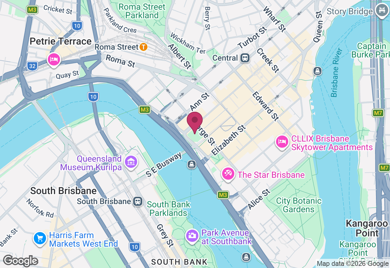 Brisbane History Walking Tour location