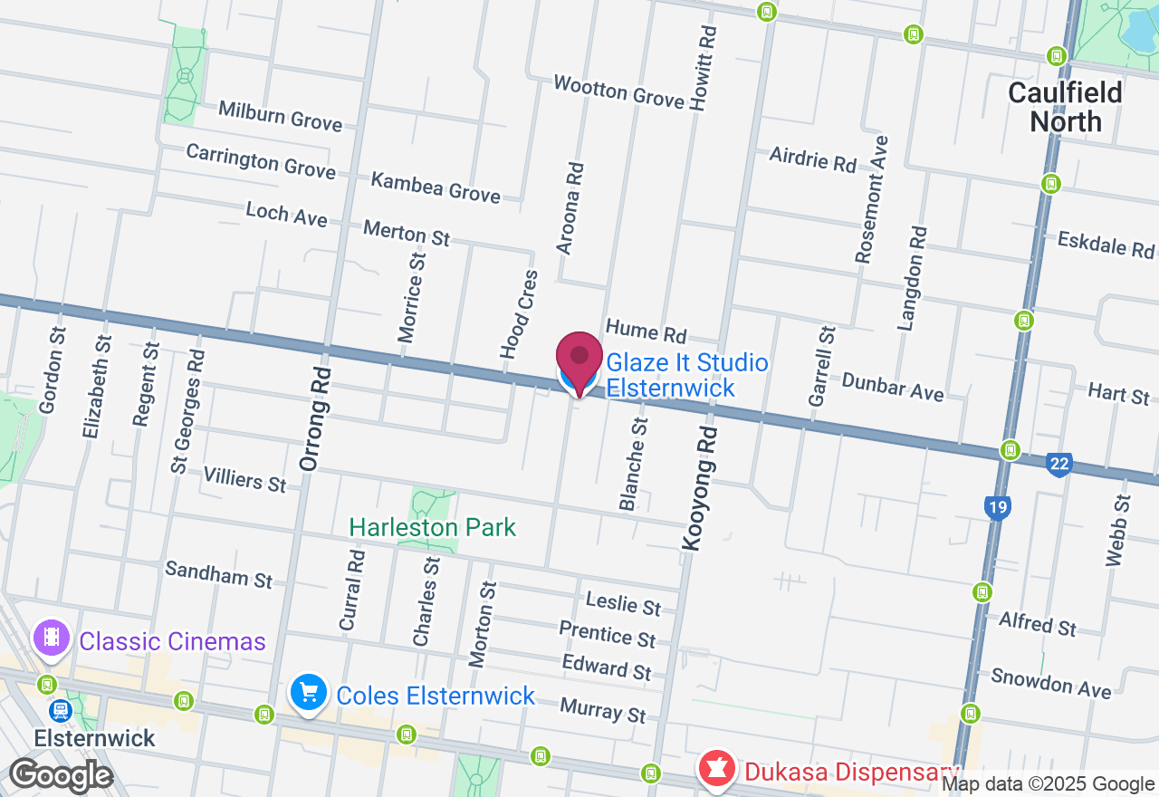 Kids Clay Creations Class for Birthday Parties location