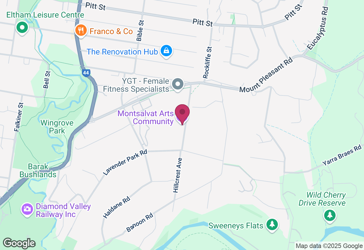 Sip and Snip Collage Workshop (at Montsalvat Arts, Eltham) location