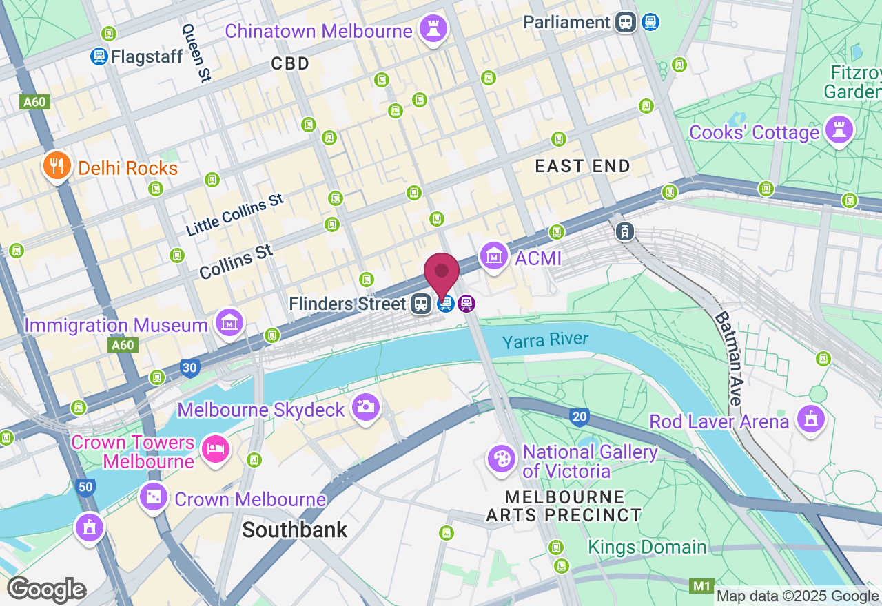 Melbourne CBD Street Art Tour location