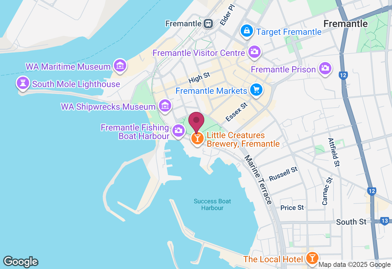 Fremantle Night Photography Workshop location