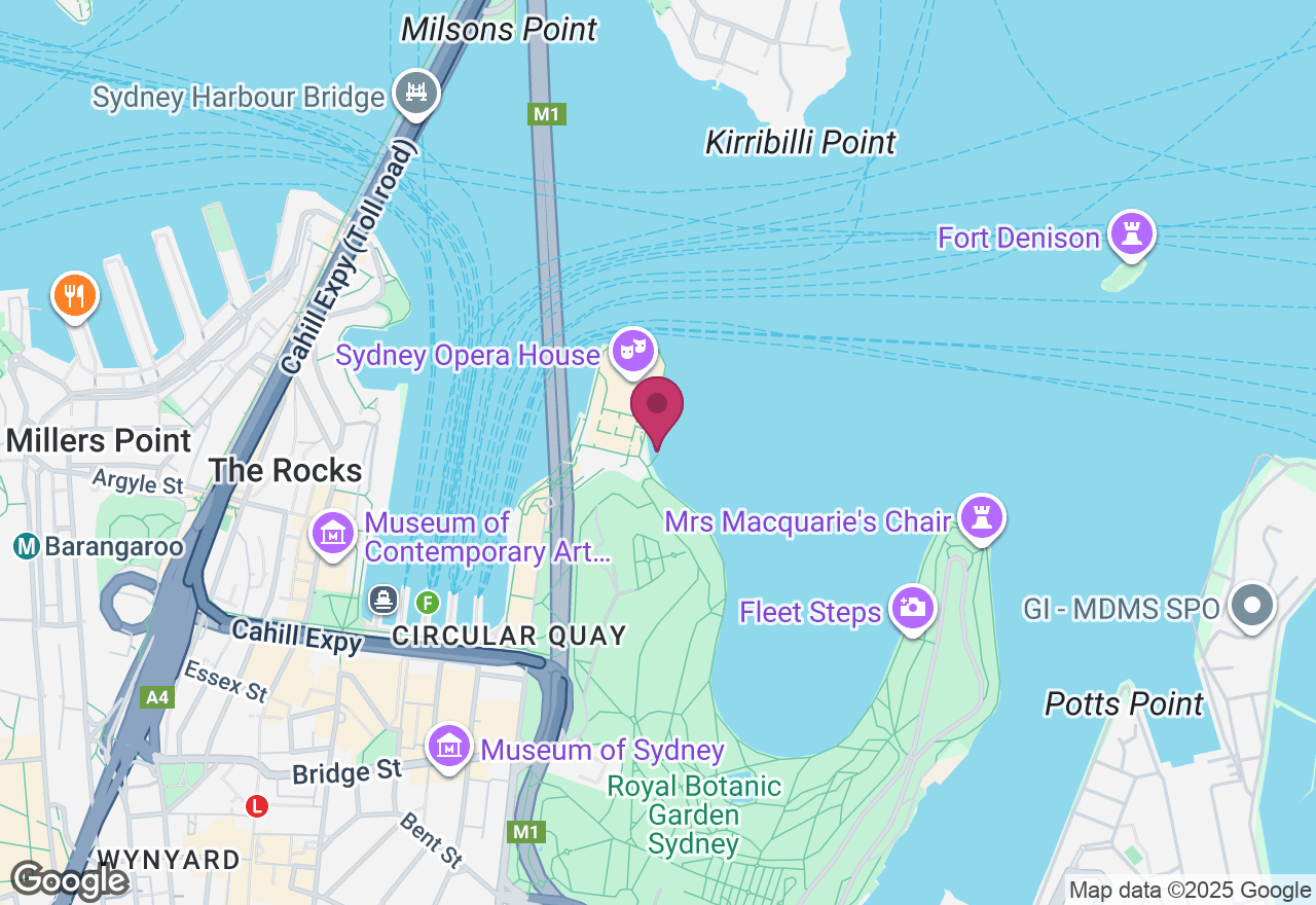 Sydney Harbour Highlights and Aussie Bites Cruise location