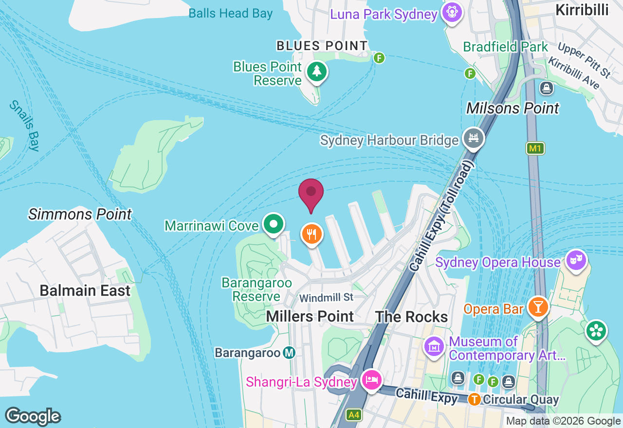 Deluxe Vivid Sydney Harbour Catamaran Cruise location