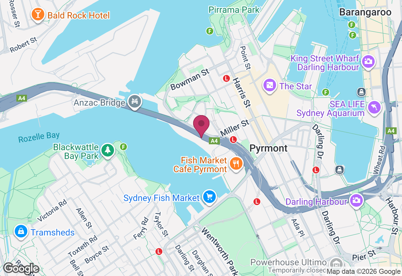 New Year's Eve Sydney Harbour Cruise location