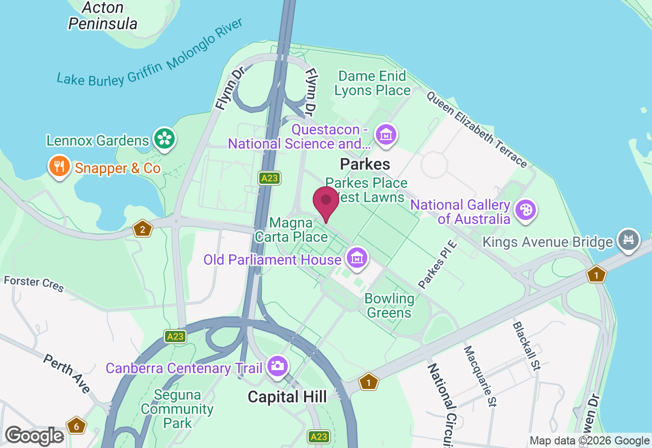 Women's History Walking Tour: Canberra Heritage Festival location