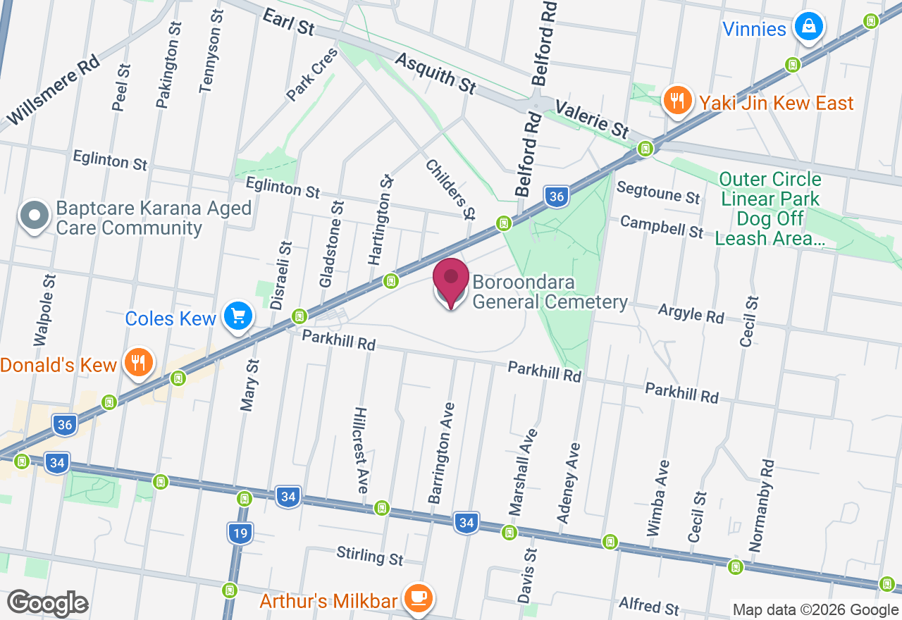 Women's History Walking Tour in Boroondara location