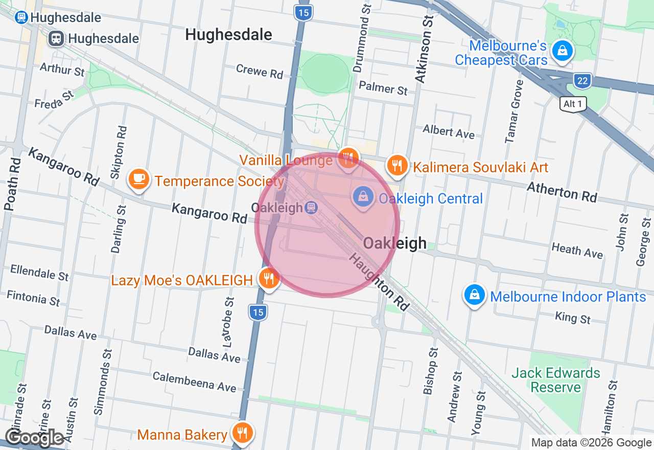 Oakleigh Photo Walk Workshop location