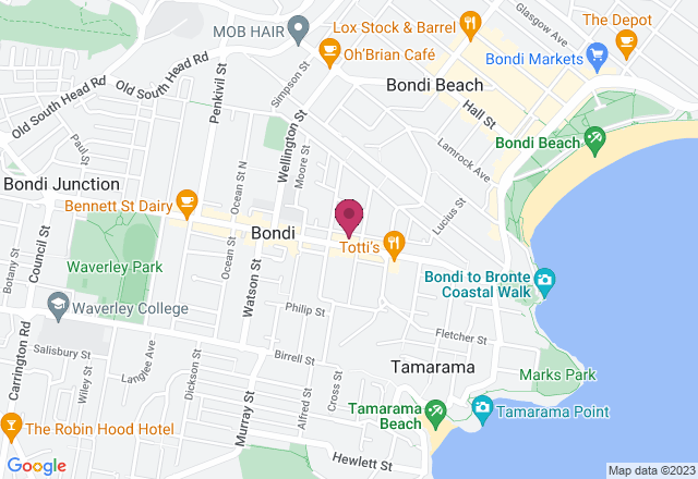 Bondi Guitar Lessons location