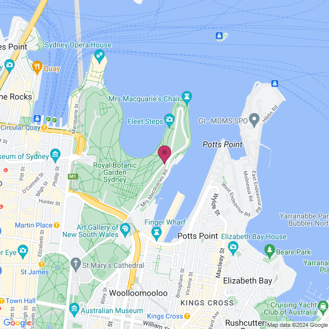 Herb Garden and Pavilion at Royal Botanic Garden Sydney location