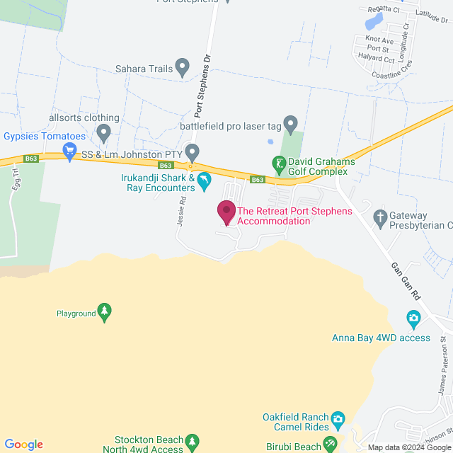 The Retreat Port Stephens location