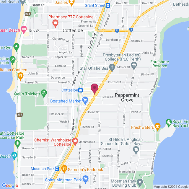 Albion Hotel location