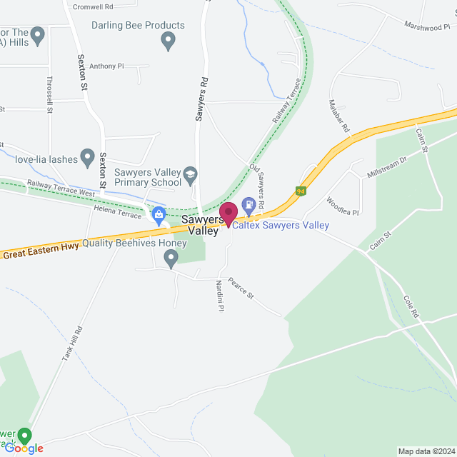 Sawyer's Valley Crystals & Craft Workshop location