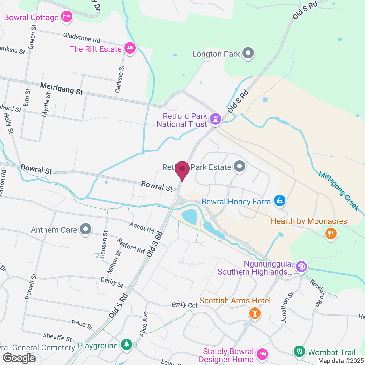 Bowral Honey Farm location
