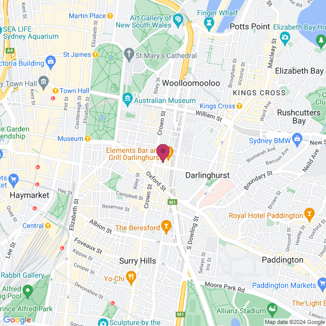 East Sydney Community and Arts Centre location