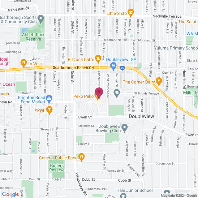 Blissful Brews & Bites location