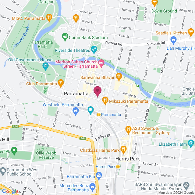 Parramatta Artists Studios location