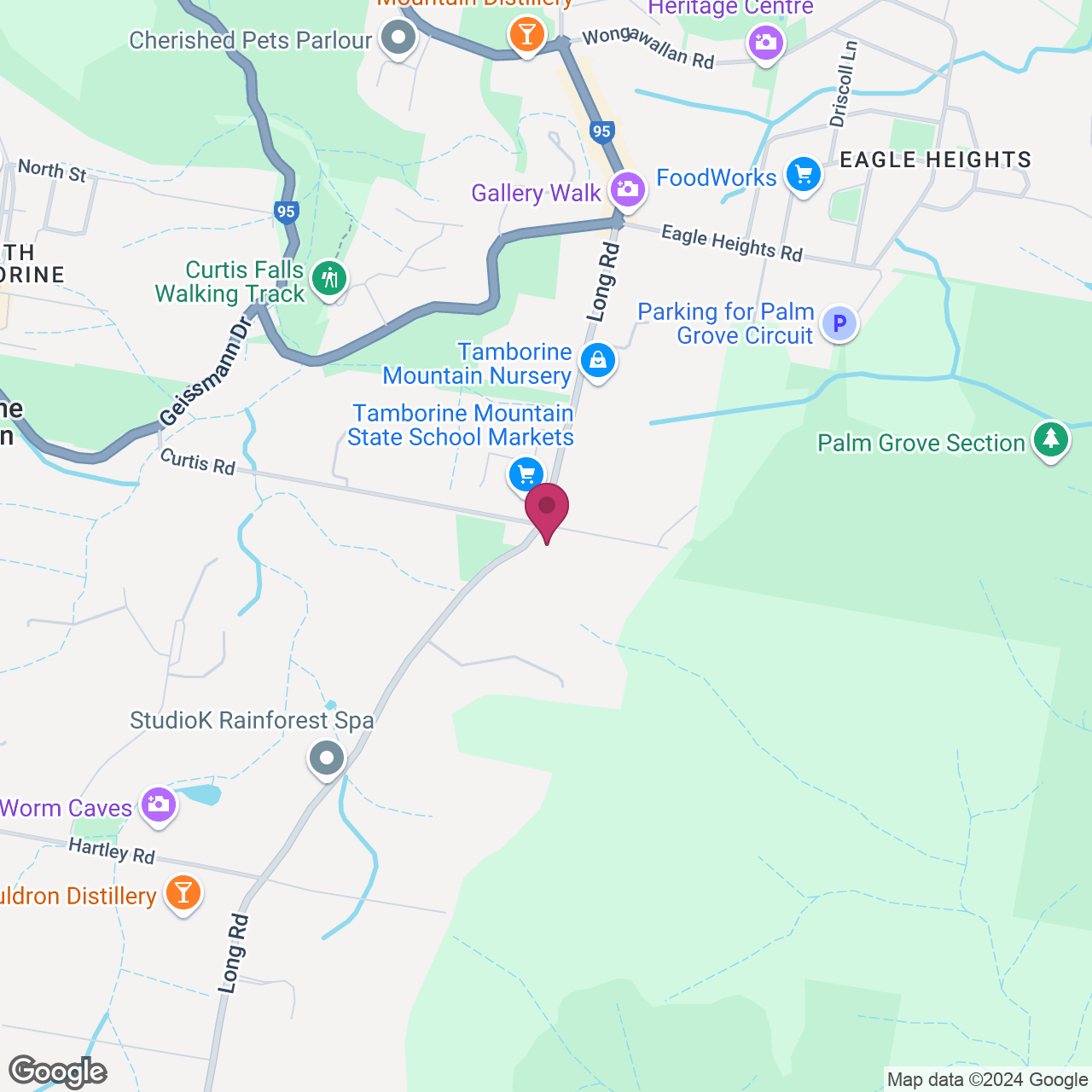 Grand Chameleon Tamborine Mountain location