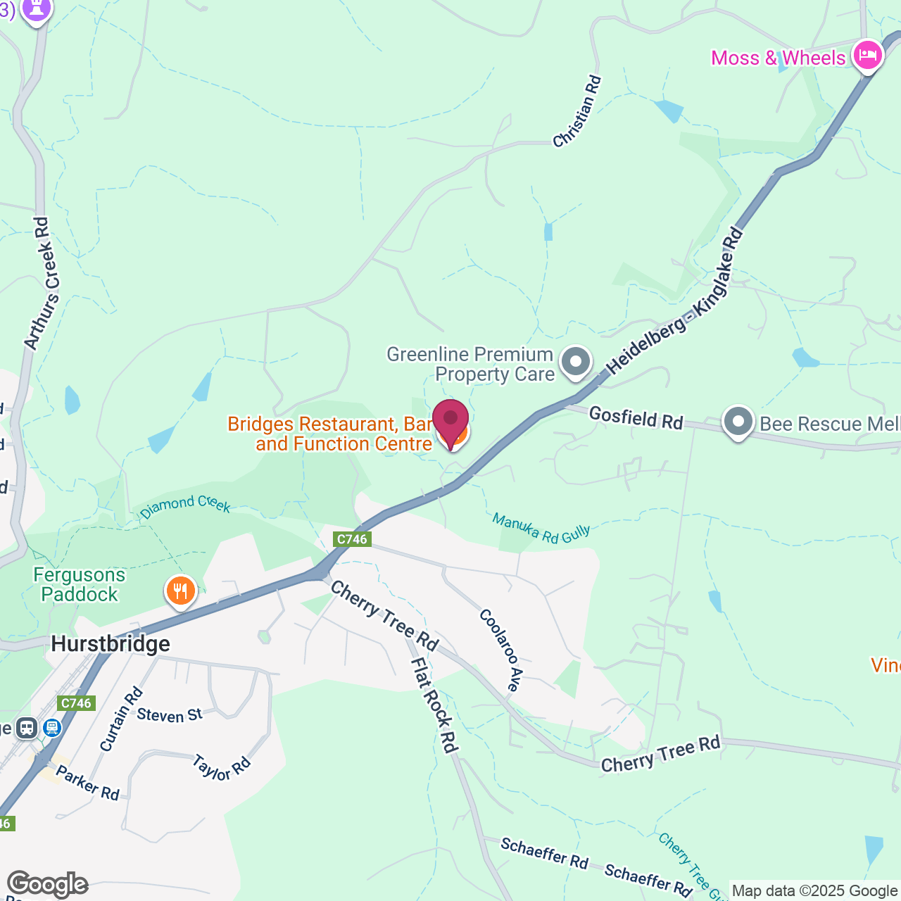 Woodland Estate location