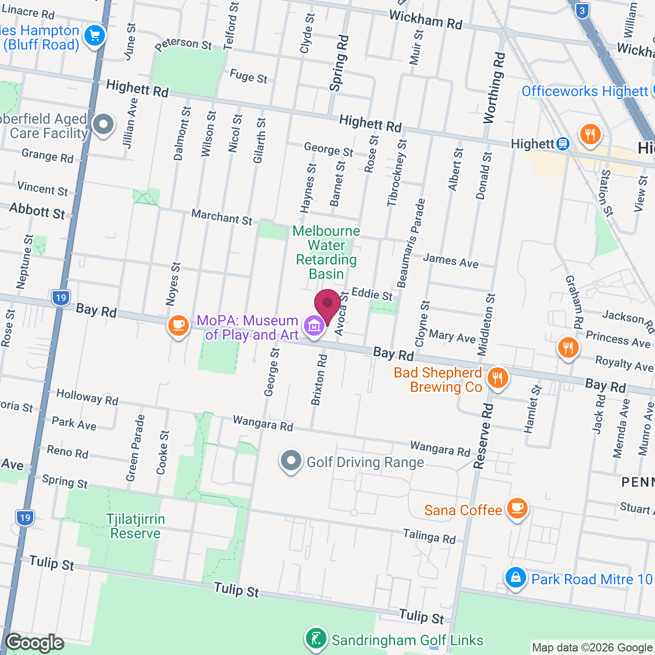 Bayley Arts location