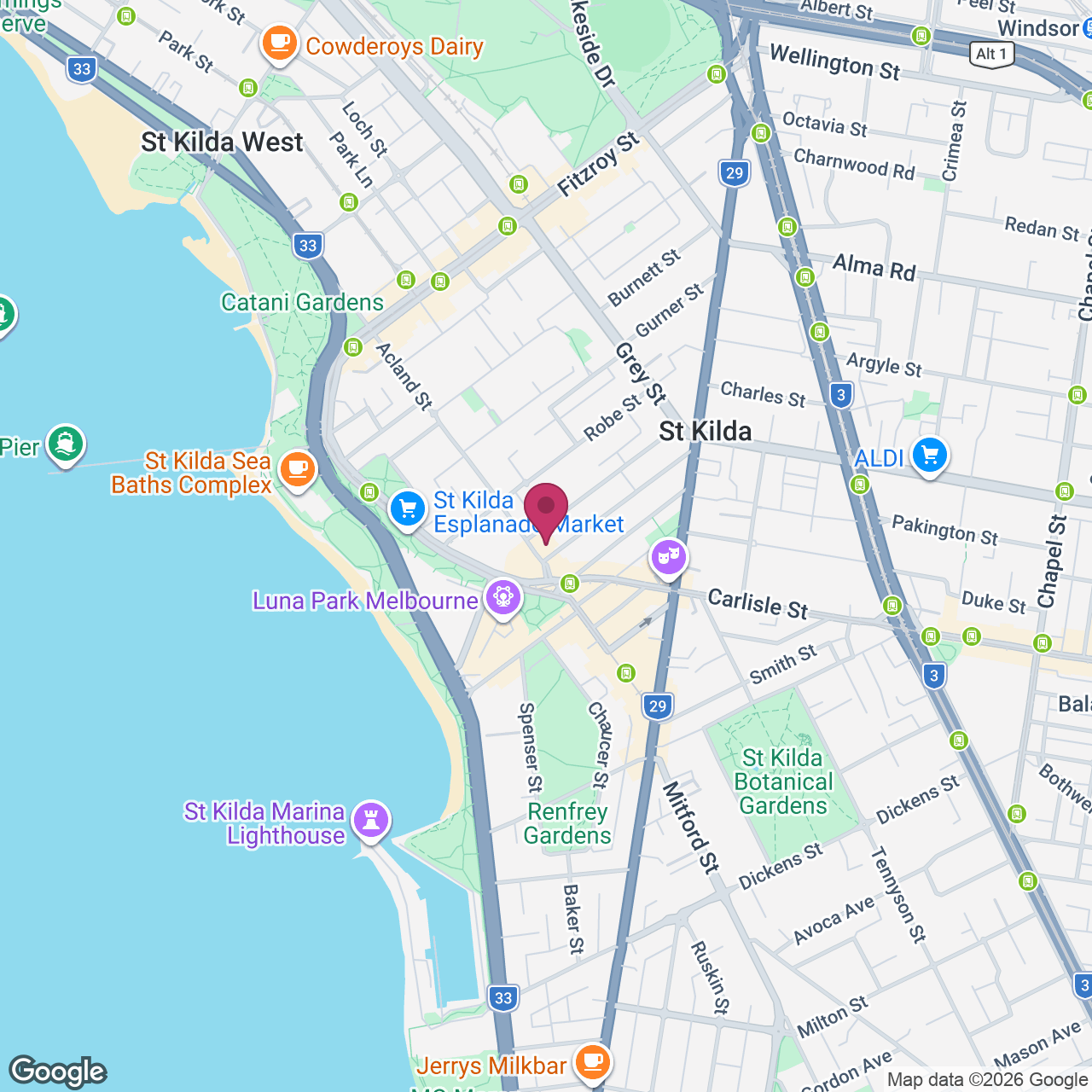 The Dogs Bar location