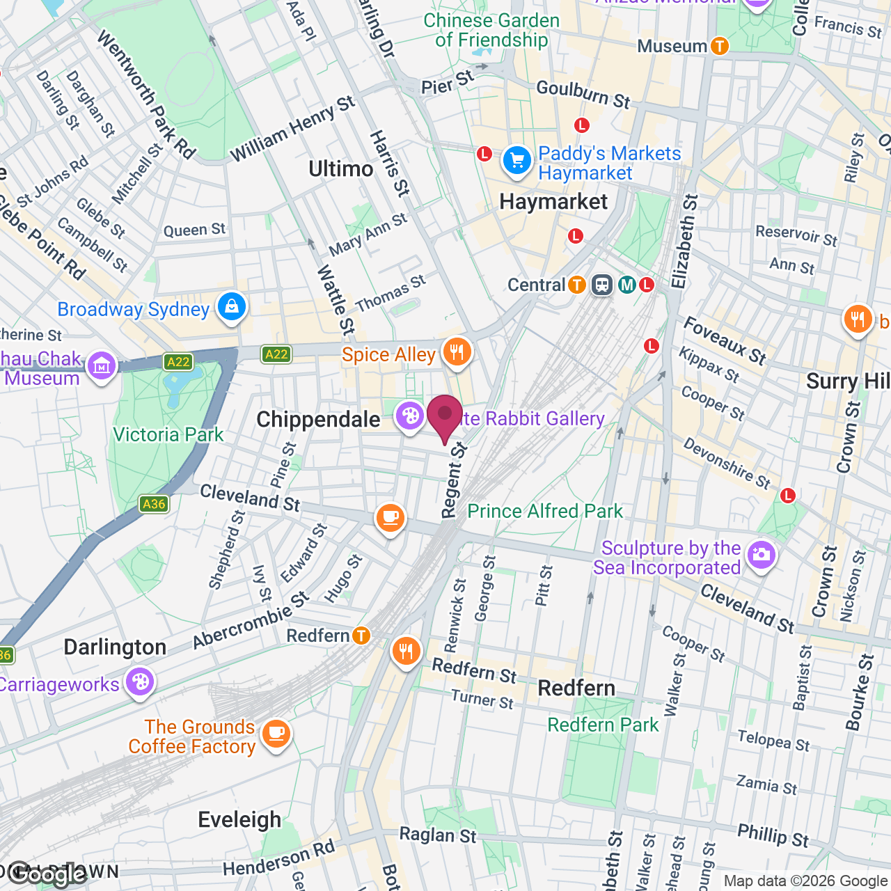 33 Sydney location