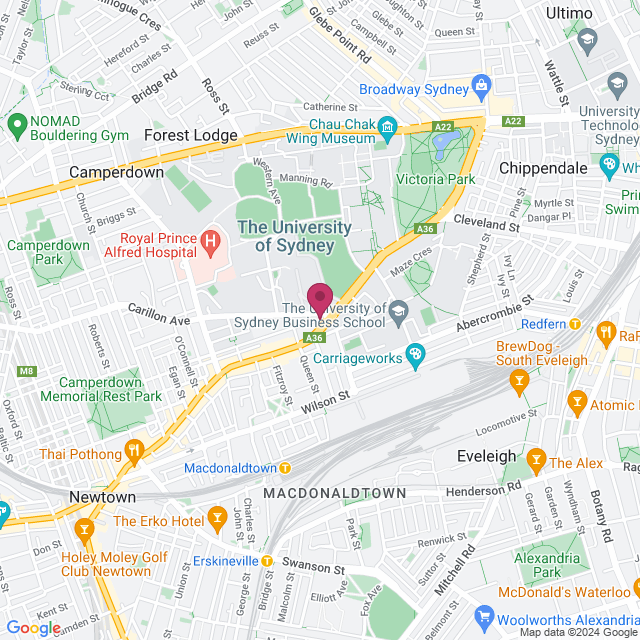 Dance Studio and Rehearsal Space location