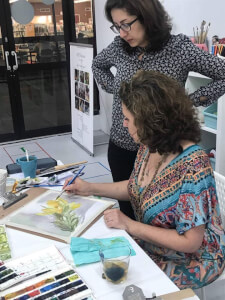 Print Making class by Angel Art Studio