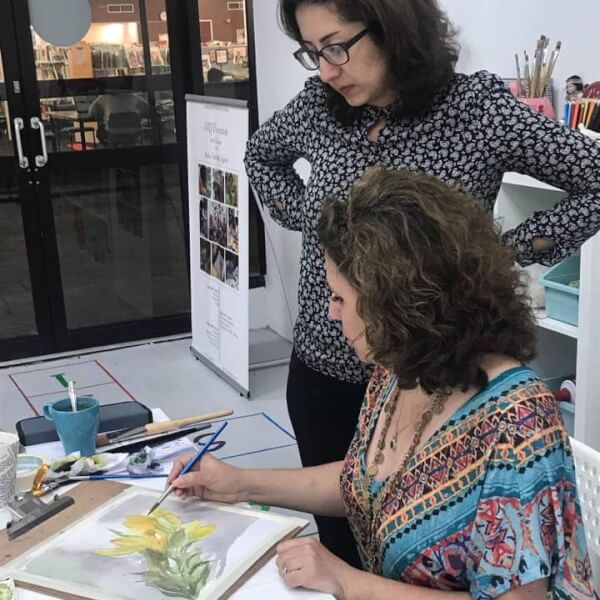Photo from a Angel Art Studio workshop