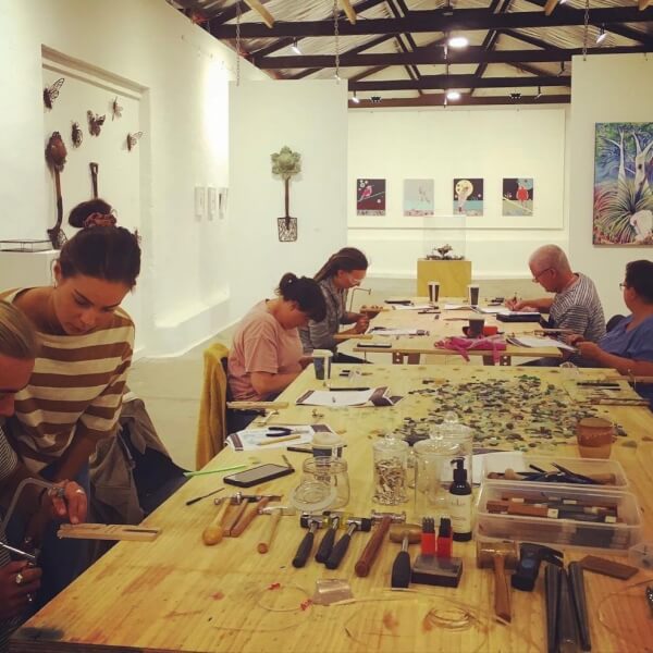 Photo from a Anna Small workshop