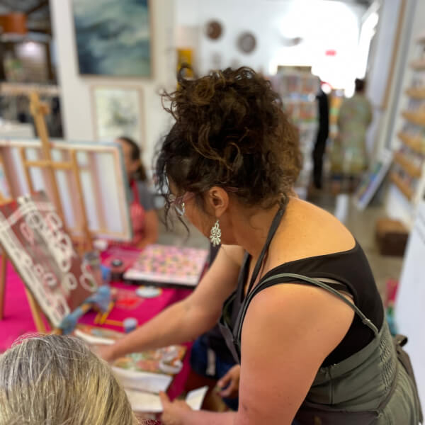 Photo from a Anna Small workshop