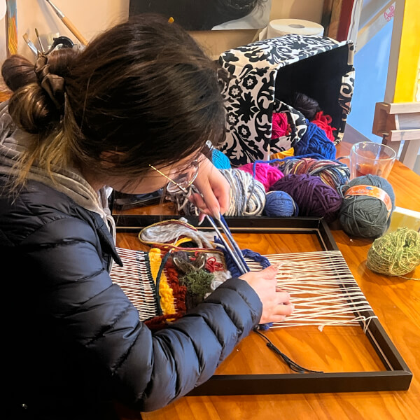 Photo from a art starry ideas workshop