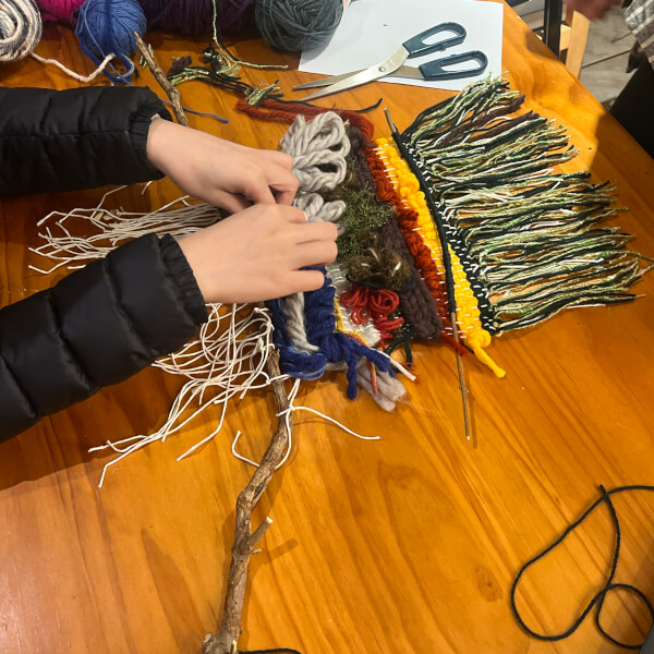 Photo from a art starry ideas workshop
