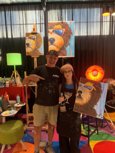 Painting class by ArtBar Melbourne