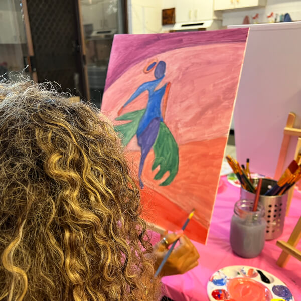 Painting class by Attractionart