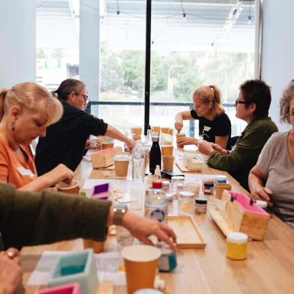 Photo from a Babylon Soap workshop