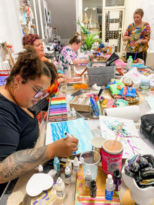 Textiles class by Bayside Makerspace