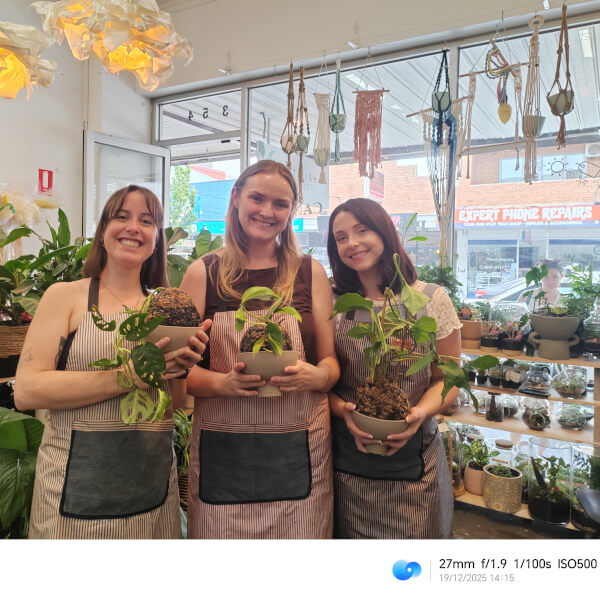 Photo from a bentleigh Florist workshop