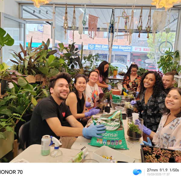 Photo from a bentleigh Florist workshop