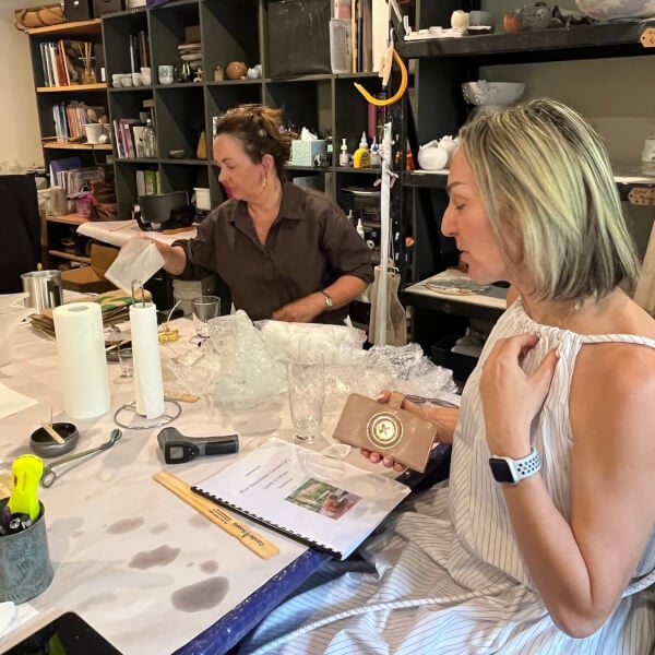 Photo from a Blue Mountains Candle Co workshop