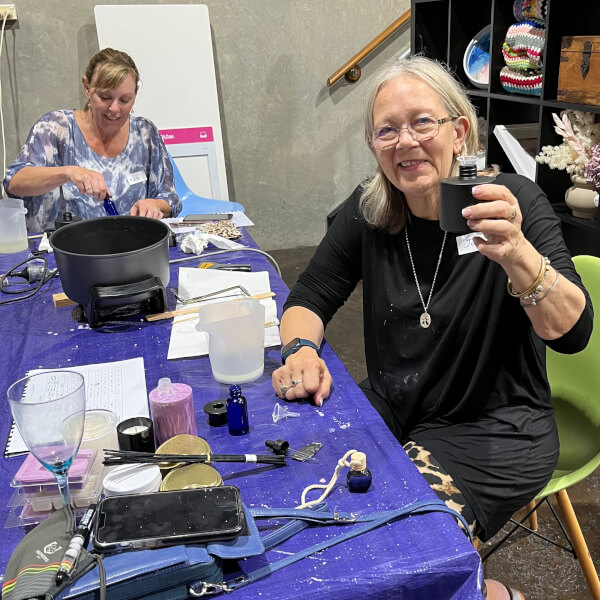 Photo from a Blue Mountains Candle Co workshop