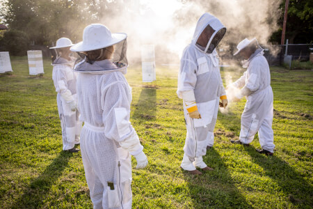 Gardening class by Bowral Honey Farm