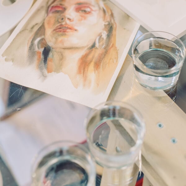 Painting class by Bridge Between Worlds Art School
